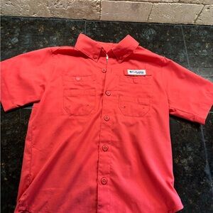 Columbia Kids' Orange Short Sleeve Shirt